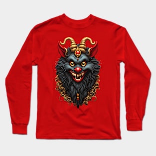 Decorated Christmas Krampus Long Sleeve T-Shirt